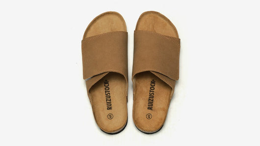 Pantuflas de Corcho y Cuero para Hombre - Sandalias Retro Cómodas - Image 11
