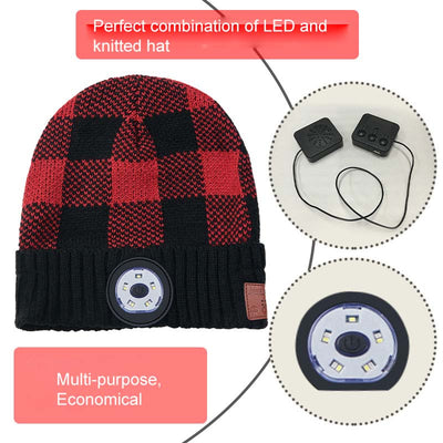 Gorro Bluetooth con Luces LED y Control de Música - Image 9