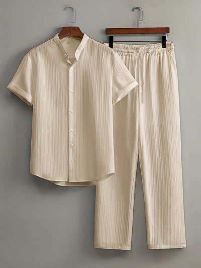 Traje de Playa Multicolor para Hombre - Camisa Casual de Manga Corta - Image 10