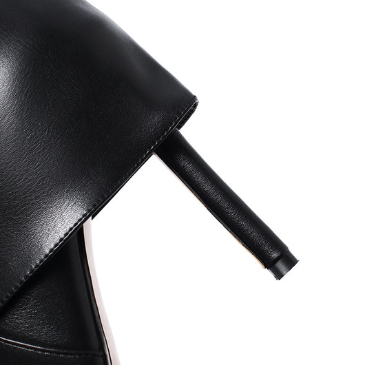 Botas de Cuero Genuino con Diseño Minimalista para Mujer - Image 8