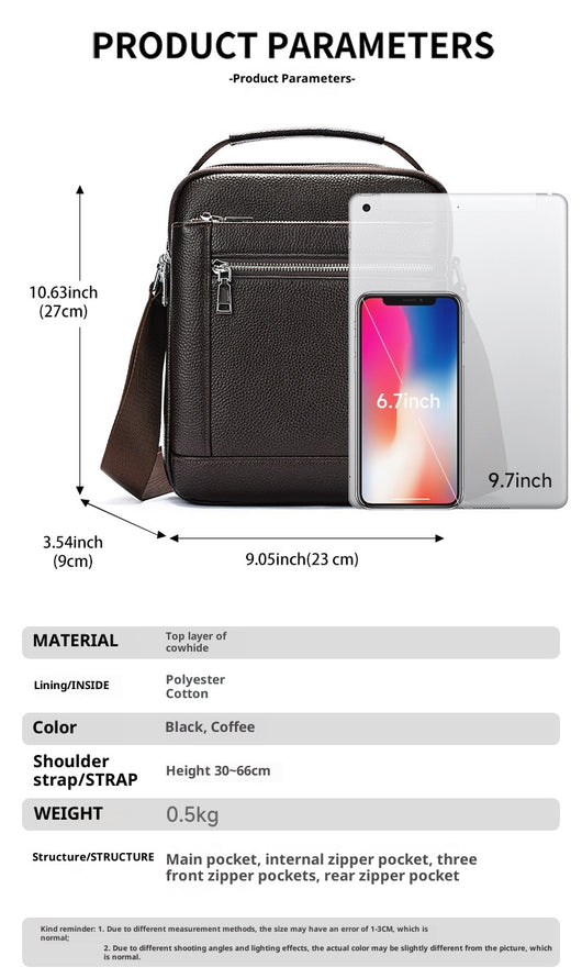 Bolsa Mensajera Multifuncional con Textura Premium - Image 14