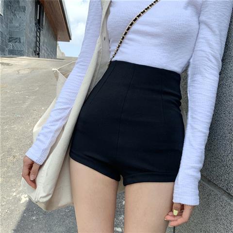 Shorts Talle Grande Cintura Alta Elásticos Ajuste Slim para Mujer - Image 2