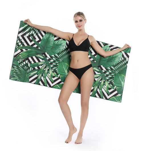 Toalla de Playa Secado Rápido con Estampado Duplex - Image 6