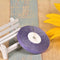 21 Morado Claro Con Hilo Plateado 3 Puntos