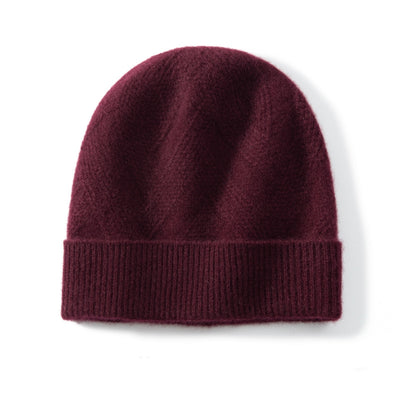 Gorro de Cachemira Pura para Mujer - Tejido Grueso con Diseño Retorcido - Image 11