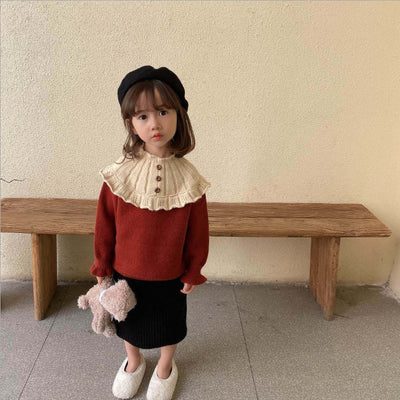 Suéter Grueso Tejido para Niñas - Pullover Cálido Otoño e Invierno - Image 9
