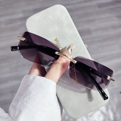 Gafas de Sol Rimless Transparentes para Mujer - Image 15