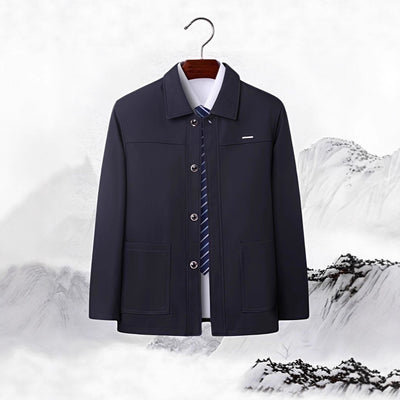 Chaqueta Casual Suelta con Solapa para Hombre - Estilo Moderno - Image 4