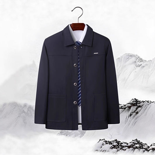 Chaqueta Casual Suelta con Solapa para Hombre - Estilo Moderno - Image 4