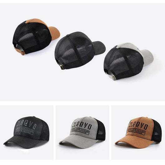 Gorra Visera Retro con Bordado de Letras - Malla Transpirable para Verano - Image 10
