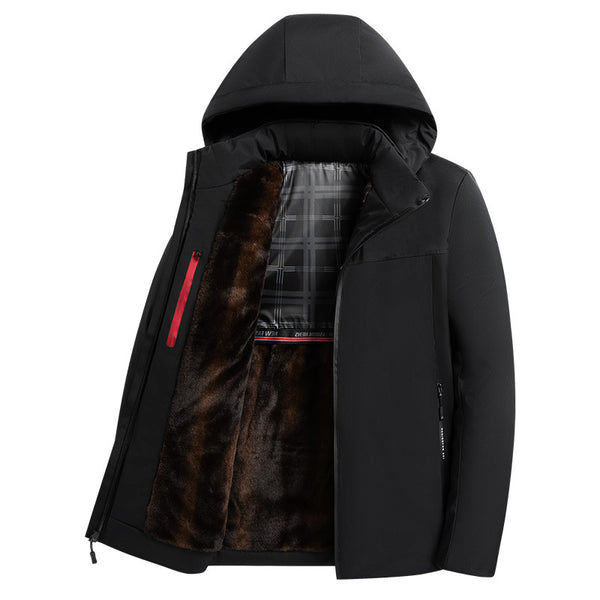 Abrigo Acolchado de Terciopelo para Hombre - Image 7