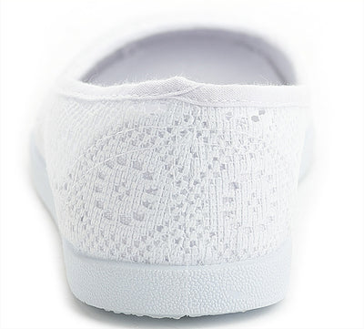 Zapatos Planos Blancos Cómodos Transpirables para Mujer - Image 5