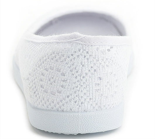 Zapatos Planos Blancos Cómodos Transpirables para Mujer - Image 5