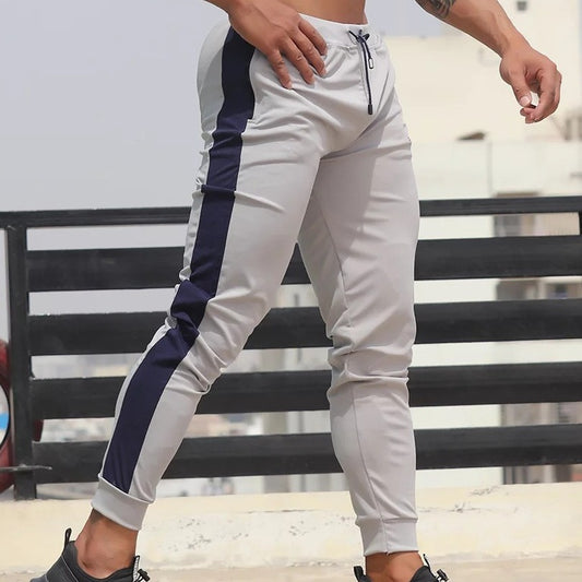 Pantalones Deportivos Slim Fit con Bloques de Color para Hombre