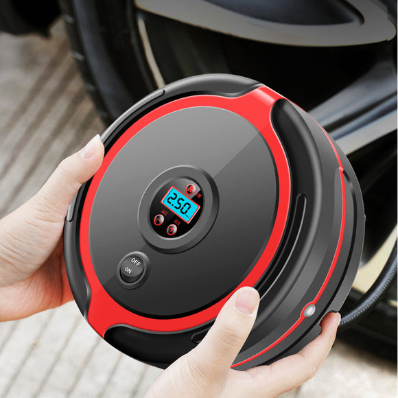 Compresor de Aire Portátil 260PSI 12V DC - Inflador Inalámbrico para Auto, Moto y Balones