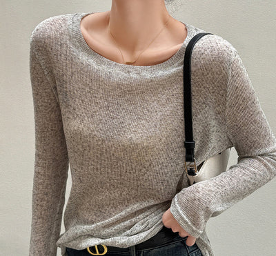 Blusa Suelta Tejida de Manga Larga Estilo Idle Premium - Image 21