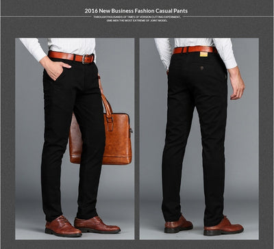 Pantalones Casuales Elásticos para Hombre - Otoño e Invierno - Image 7