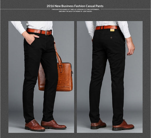 Pantalones Casuales Elásticos para Hombre - Otoño e Invierno - Image 7