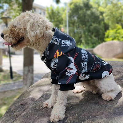 Sudadera para Perro Camuflaje Estilo Celebridad con Diseño Calavera