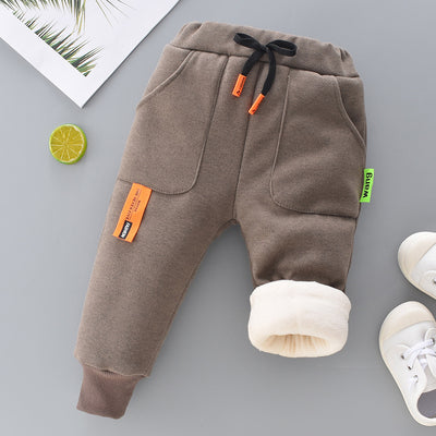 Pantalones Cálidos Acolchados de Felpa para Niña - Image 16