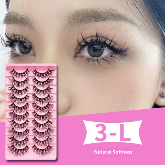 10 Pares de Pestañas Postizas Voluminosas con Rizo Natural - Image 30