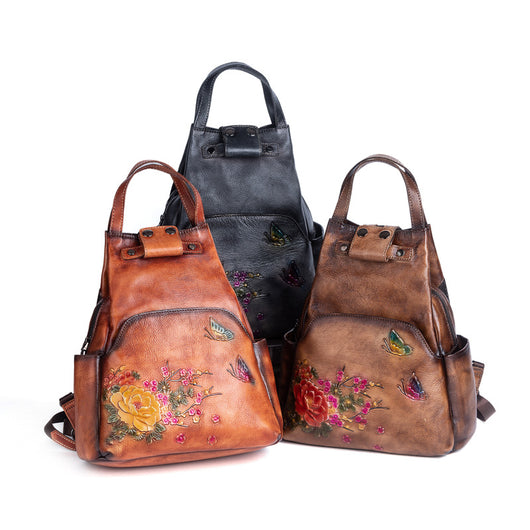Bolsos de Cuero Genuino Estilo Retro con Acabado Rústico - Image 8