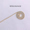Ouro Com Diamante Branco