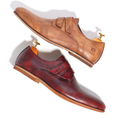 Zapatos Vintage de Cuero Genuino Hechos a Mano para Hombre - Image 5