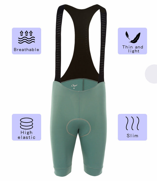 Pantalones Cortos para Ciclismo Profesional con Tirantes - Image 14