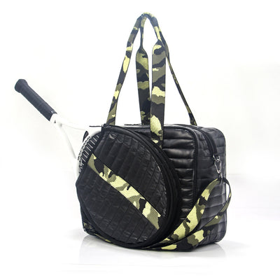 Bolsa Deportiva Tenis Crossbody a Rayas con Bandolera - Image 39