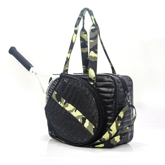 Bolsa Deportiva Tenis Crossbody a Rayas con Bandolera - Image 39