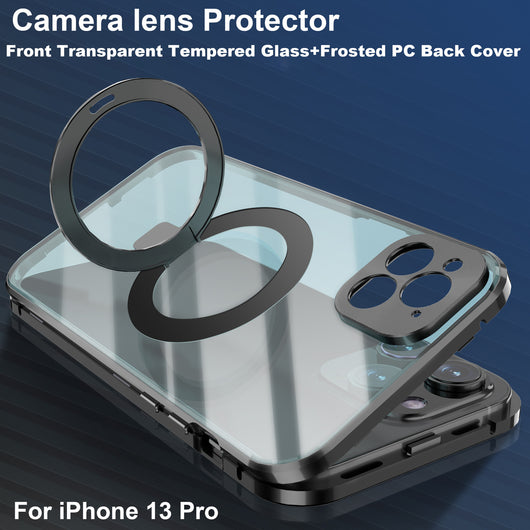 Funda Transparente con Soporte Magnético Plegable para Celular - Image 8