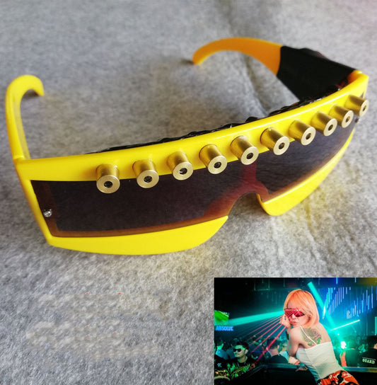 Gafas LED Láser y Guantes Luminosos para Cantantes y DJ