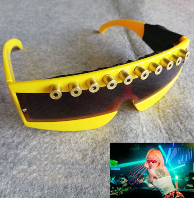 Gafas LED Láser y Guantes Luminosos para Cantantes y DJ