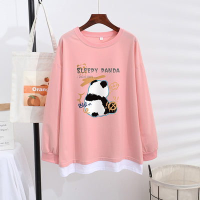 Suéter Mujer Elegante Efecto Capas Talla Grande Ajuste Holgado - Image 7