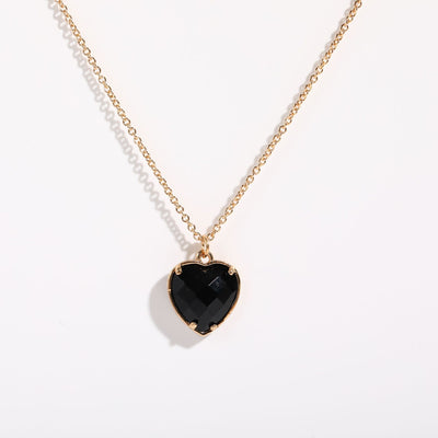 Collar de Cobre con Circón Colorido y Elemento de Amor - Image 13