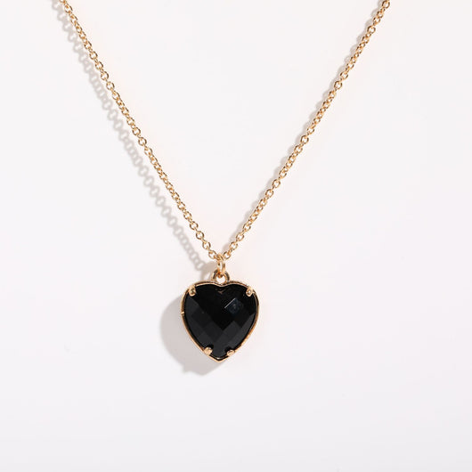 Collar de Cobre con Circón Colorido y Elemento de Amor - Image 13