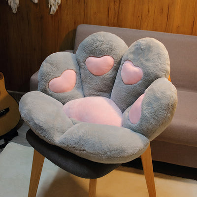 Cojín de Felpa con Forma de Pata de Gato - Almohada de Respaldo para Sofá y Silla - Image 9