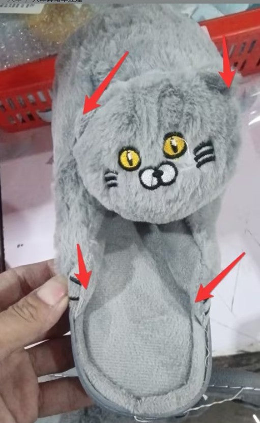 Pantuflas Gato Cálidas con Diseño Realista y Suela Antideslizante - Image 8