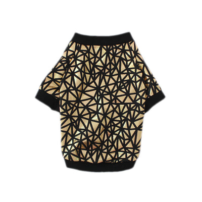 Ropa de Verano para Perros con Acabado Dorado Brillante - Image 4