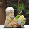 Olla Combinada Multiusos Grande con Diseño Floral y Compartimentos