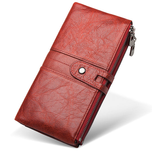 Cartera Larga de Cuero para Hombre con Múltiples Compartimentos Estilo Business - Image 3