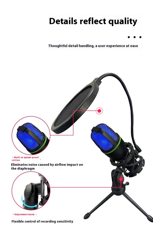 Micrófono Condensador USB para Streaming y Podcasting - Image 11