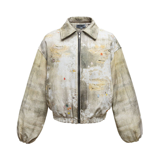 Chaqueta Acolchada de Algodón con Estilo Retro Americano 3D - Image 5