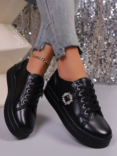 Zapatillas Deportivas de Cuero con Suela Flexible para Mujer - Image 16