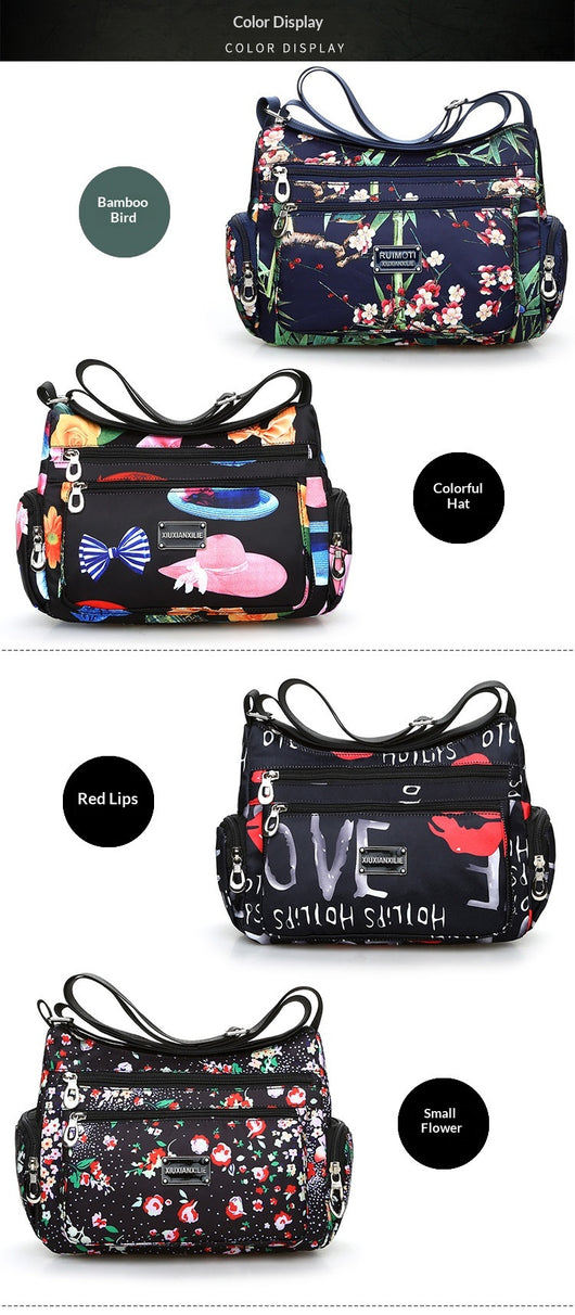 Bolsa Impresa para Mujer con Diseño de Paisaje y Flores Trendy - Image 21