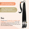 Extensión de Cabello Ondulado Tipo Cola de Caballo - Cabello Europeo Premium