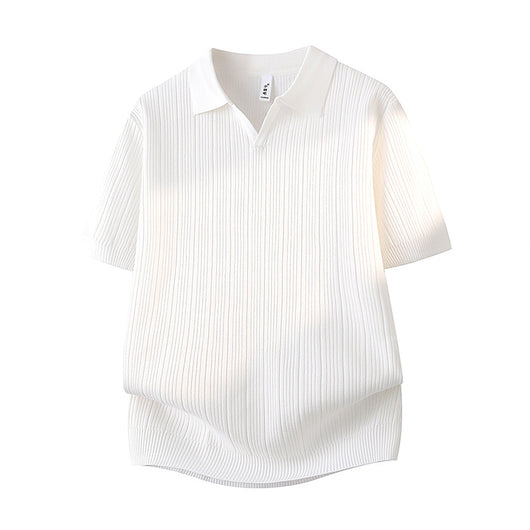 Camisa Casual Slim Fit Cuello Solapa Manga Corta Hombre - Image 3