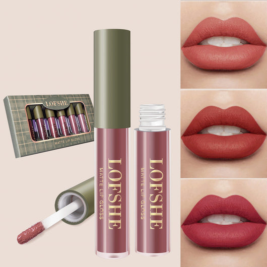Labial Mate Nonstick en 6 Colores - Acabado Tierra Duradero - Image 4