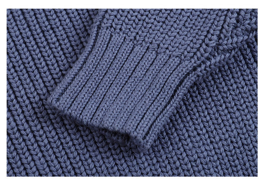 Suéter Básico de Cuello Redondo para Niñas - Colores Lisos - Image 28